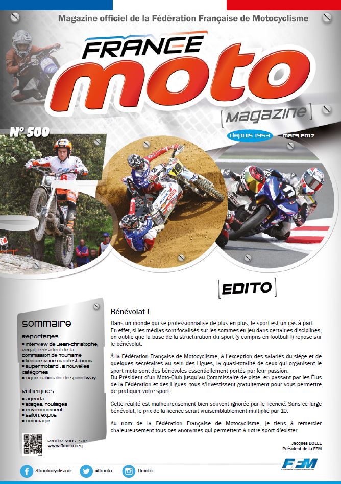 France Moto Magazine 500 Mars 2017