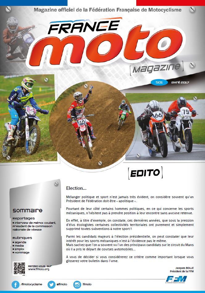 France Moto Magazine 501 Avril 2017