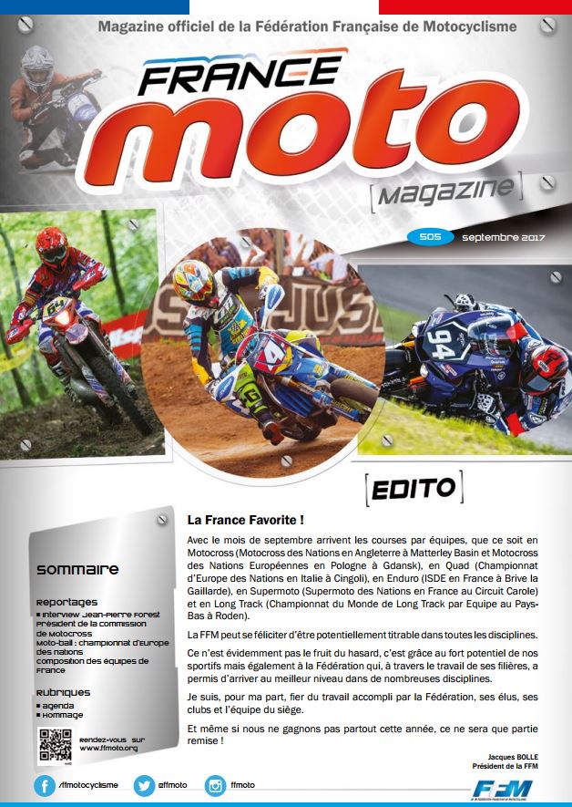 France Moto Magazine 505 Septembre 2017