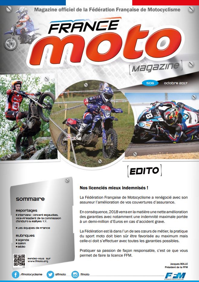 France Moto Magazine 506 octobre 2017