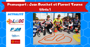 Promosport : Joan Bouchet et Florent Tourne titrés !