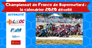 Championnat de France de Supermotard : la calendrier 2020 dévoilé