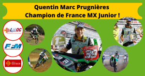 Prugnières Champion de France MX Junior !