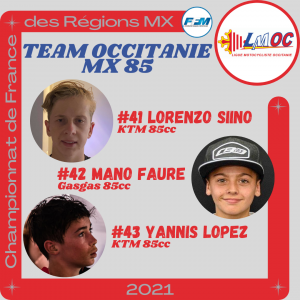 Team Occitanie MX 85 2021